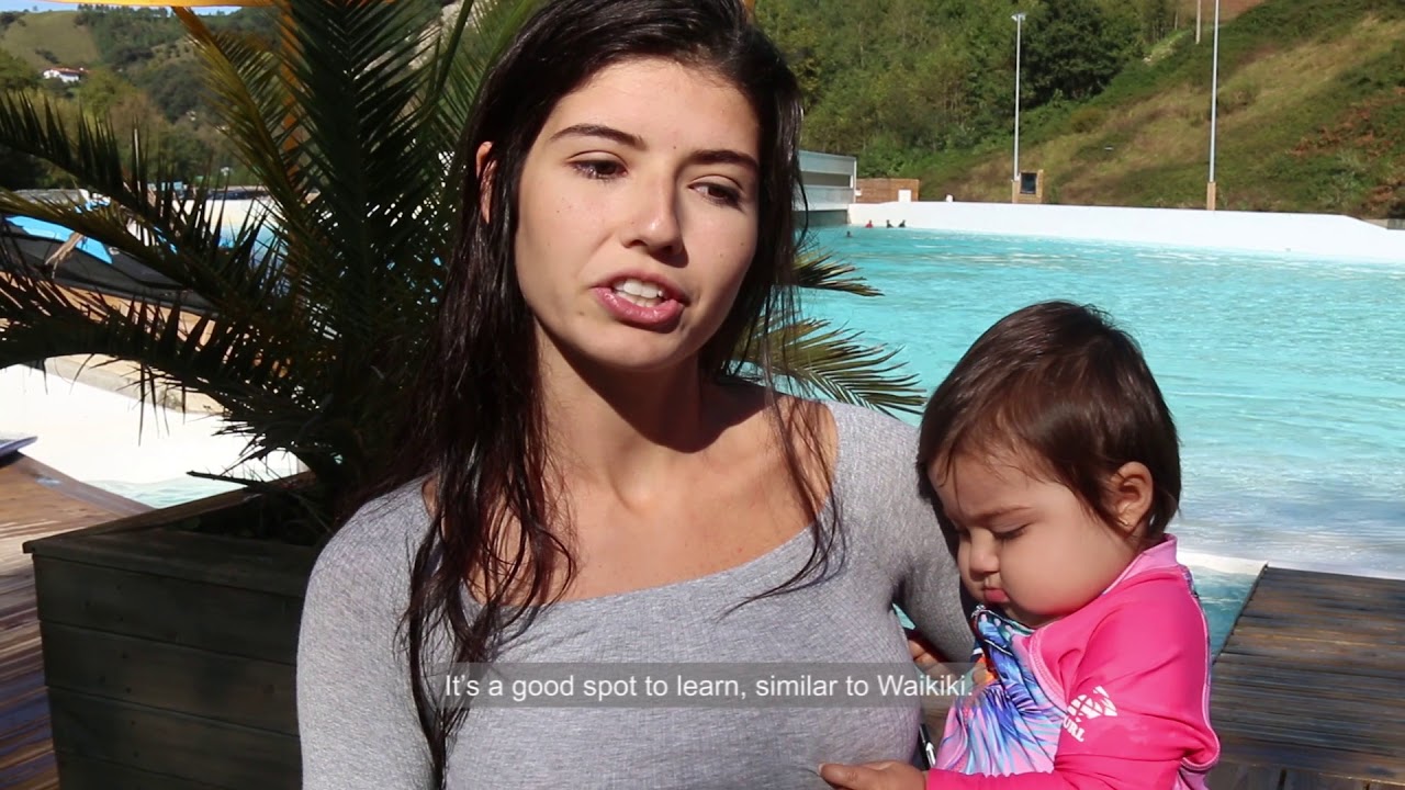 Brazilian Storm and Families surf the Cove