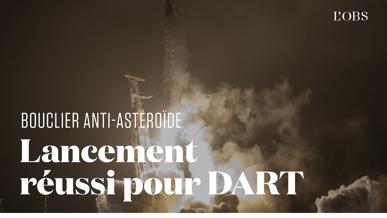 La mission DART de la Nasa pour d&eacute;vier un ast&eacute;ro&iuml;de a d&eacute;coll&eacute; &agrave; bord d'une fus&eacute;e de SpaceX