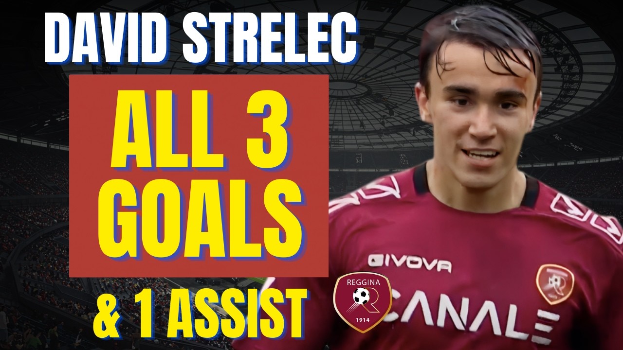 David Strelec - ALL 3 GOALS & ASSISTS FOR REGGINA | Skills & Highlights