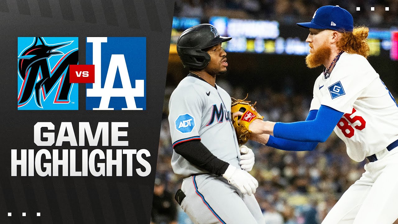 Marlins vs. Dodgers Game Highlights (4/28/25) | MLB Highlights