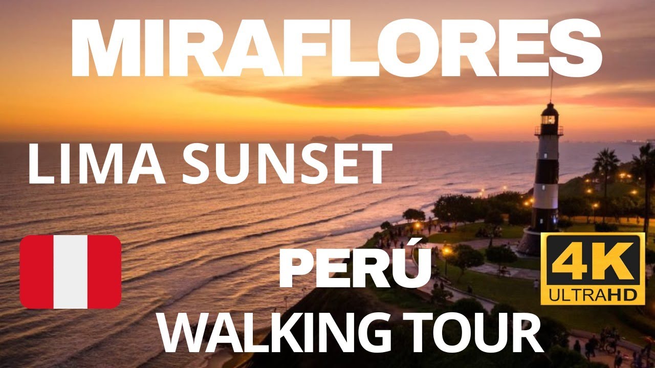 MIRAFLORES LIMA PERÚ SUNSET WALKING TOUR #perú