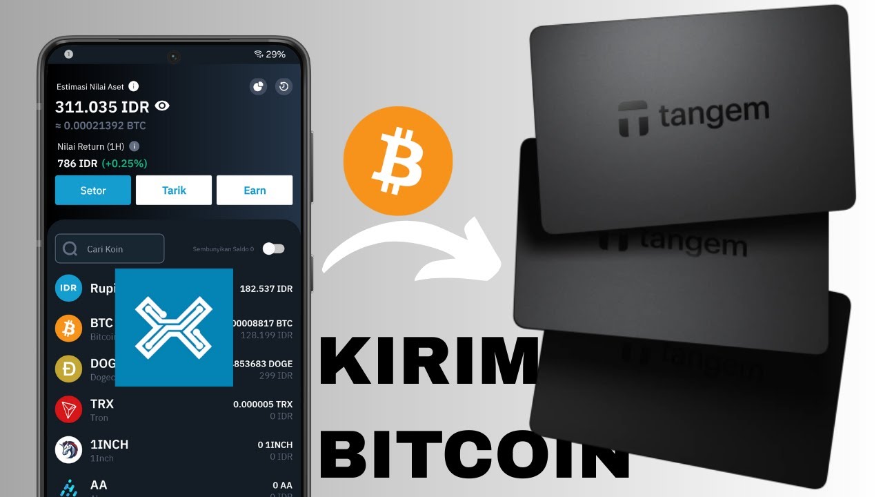 Tutorial Tangem Wallet: Kirim Bitcoin dari Indodax ke Tangem