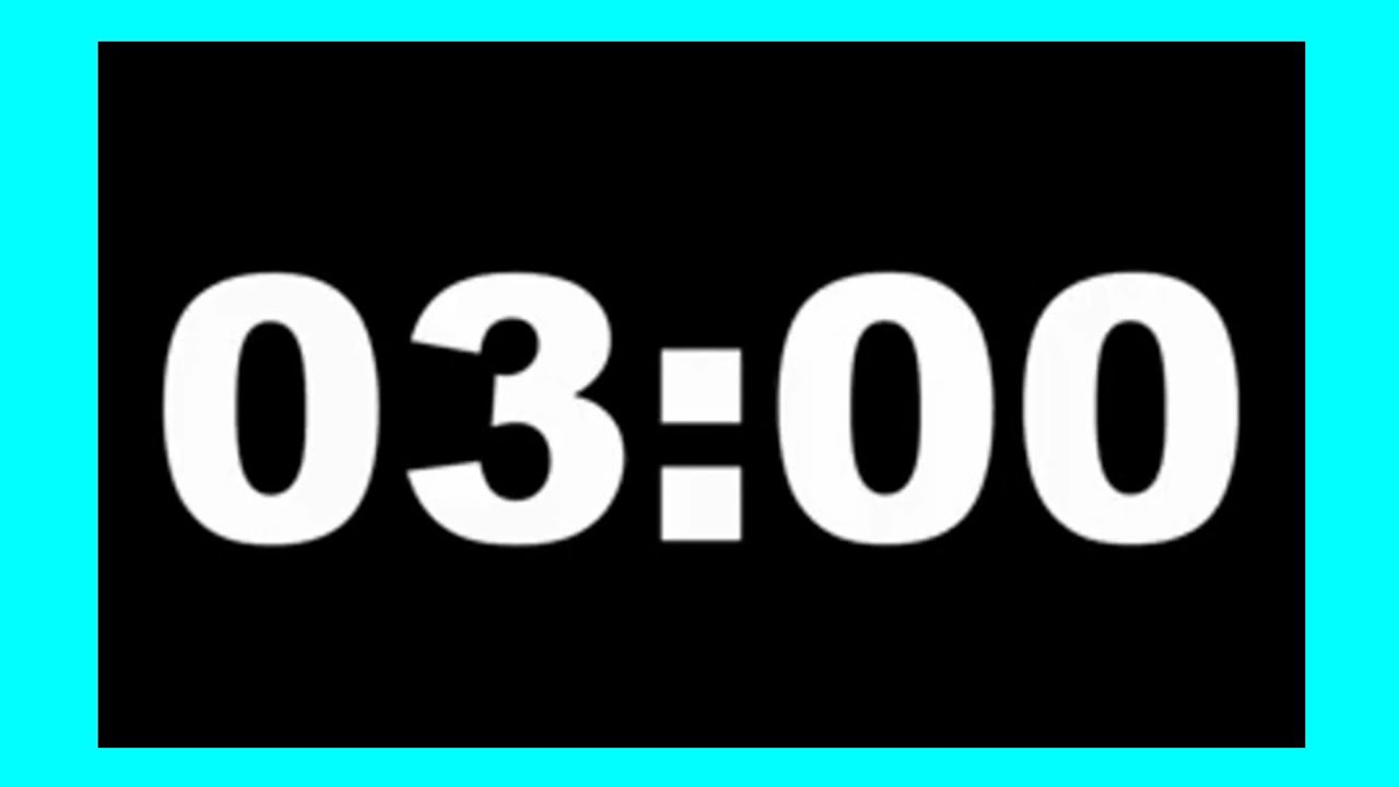 3 Minute Timer | Upbeat Music | Virtual Classroom Timer