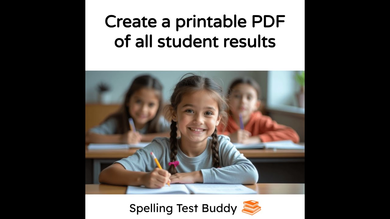 Create a printable PDF of all test results    #teachertools