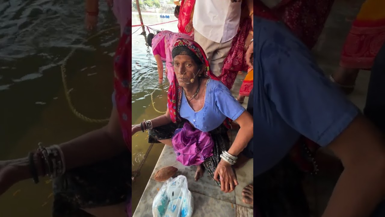 पुष्कर में सुशीला किन्नर भुवा जी नें पवित्र सरोवर में चन्दन और दूध अर्पित किया मेले की शुरुआत🤩