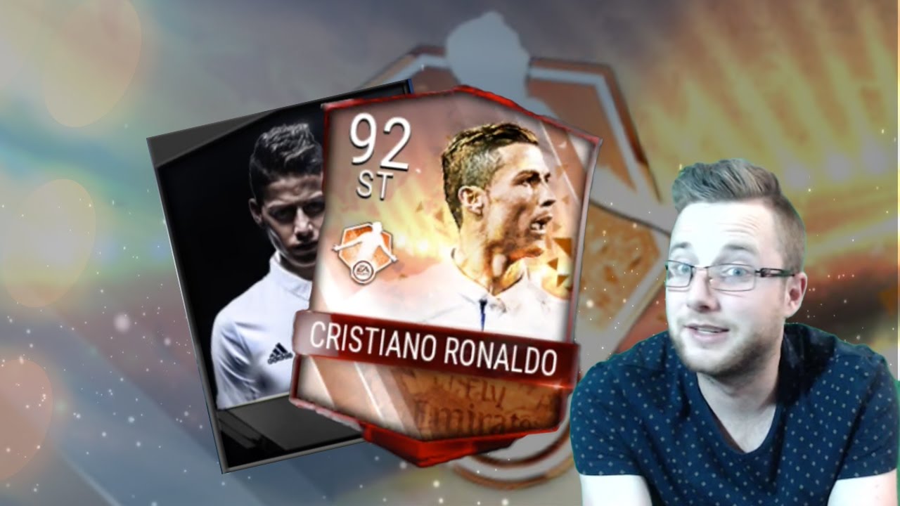 FIFA Mobile 17 Pulling for 92 OVR MOTM Cristiano Ronaldo! 1 Million Pro Pack Quest!