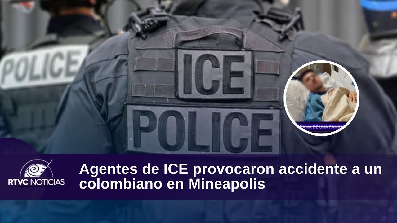 Agentes de ICE provocaron accidente a un colombiano en Mineapolis