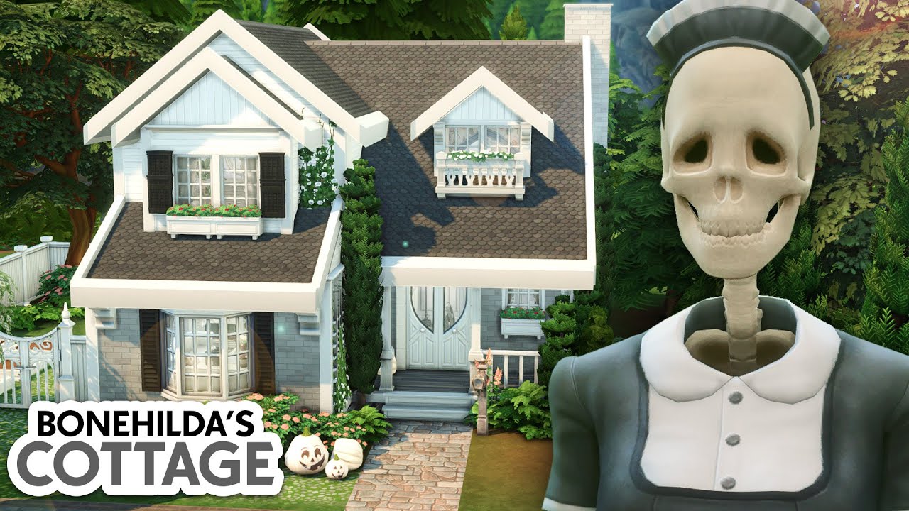Дом-коттедж Бонехильды 💀 // The Sims 4 Быстрая постройка