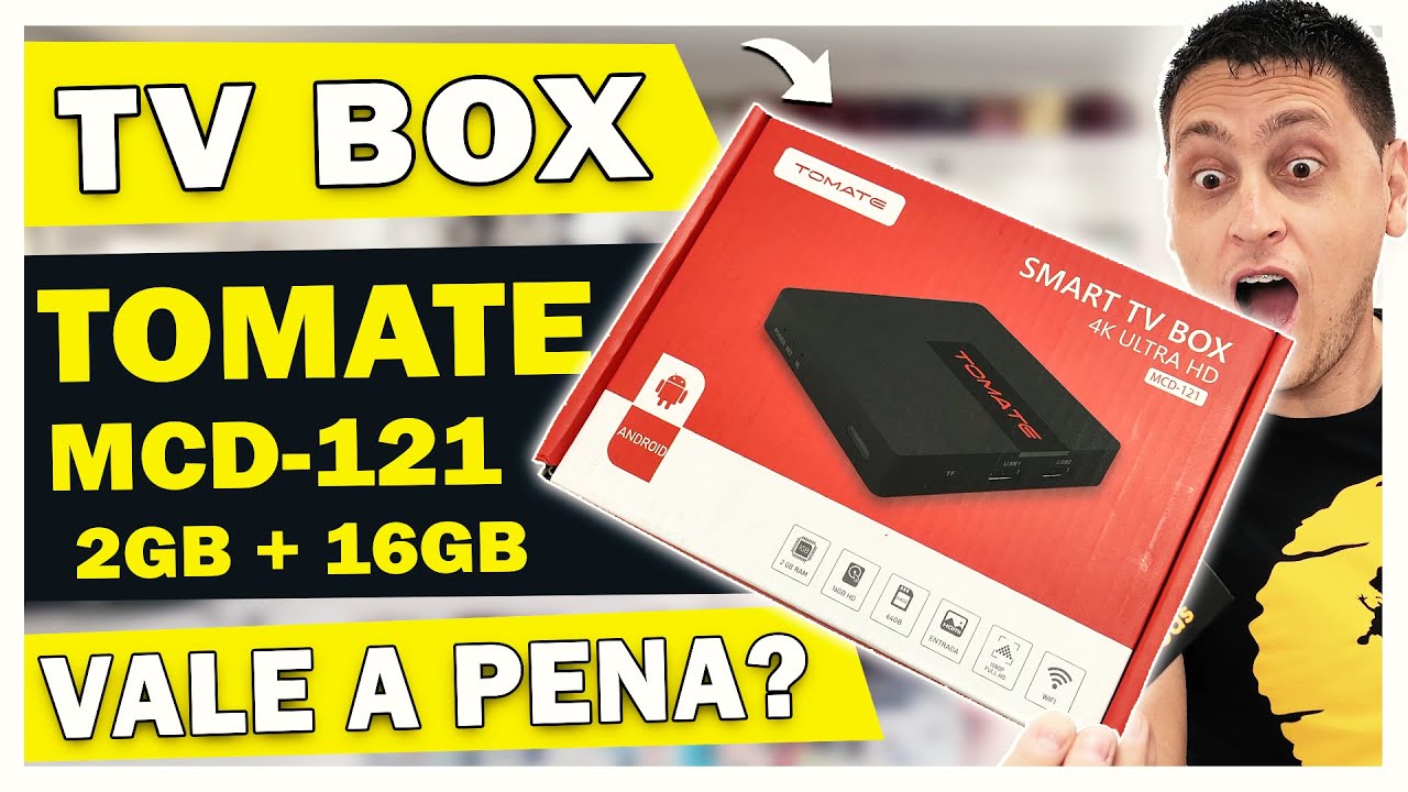 TV BOX tomate MCD-121 vale a pena? Unboxing e Review