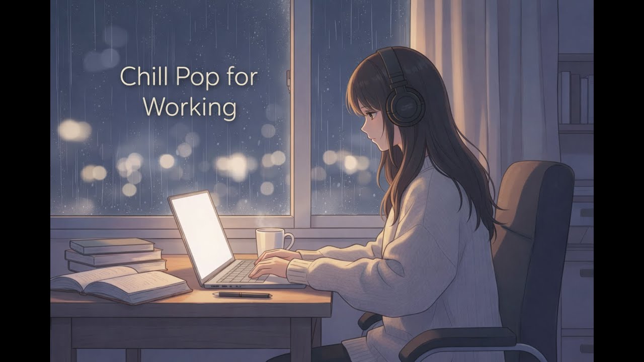 Chill Pop for Working | Cozy Rainy Mood Focus BGM