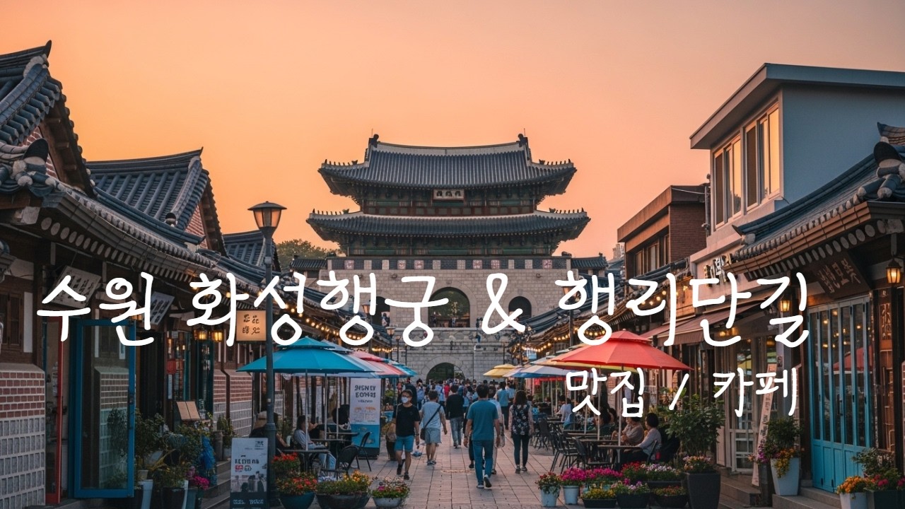 도심 속 역사와 골목 사이, 맛집과 카페 | 수원 화성행궁, 행리단길
