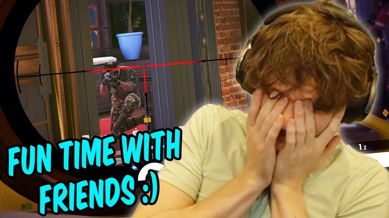 Teo and friends have a great time playing SIEGE