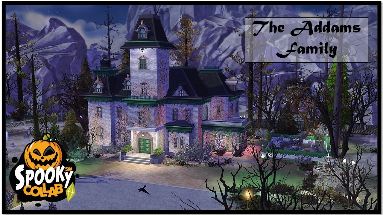 Addams Family House | Sims 4 Speed Build | No CC