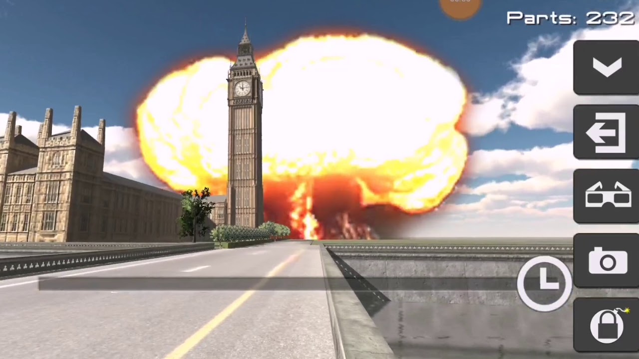 Destroying Big Ben is satisfying