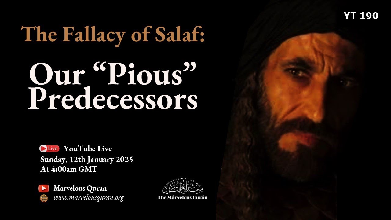 YT190 Fallacy of the Pious Predecessors. Lies Upon Lies to Keep you from Learning the Truth!