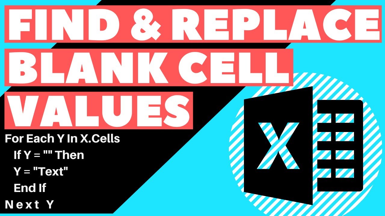 Excel VBA Macro: Replace Blank Cells with Text, Numbers (Zeros), and Formulas