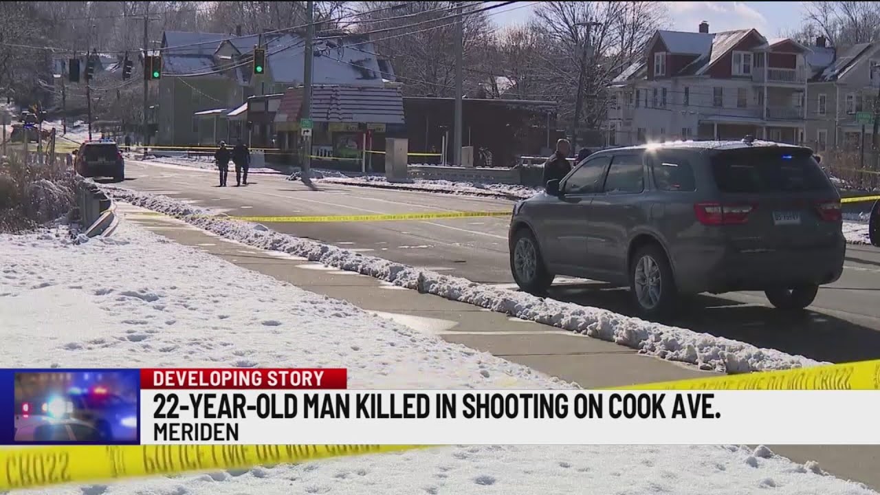 22-year-old man dead after shooting on Cook Avenue in Meriden