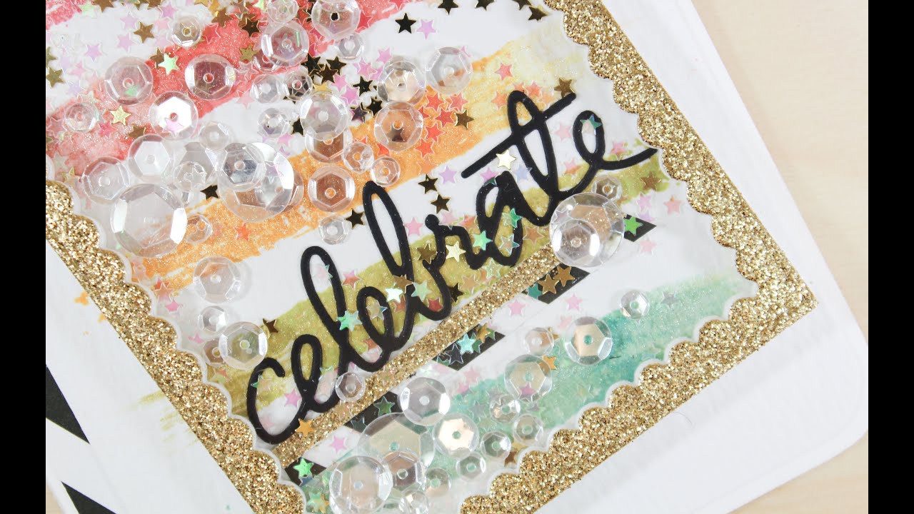 Celebrate - Brush Stroke Stamping - Pretty Pink Posh Turns 2