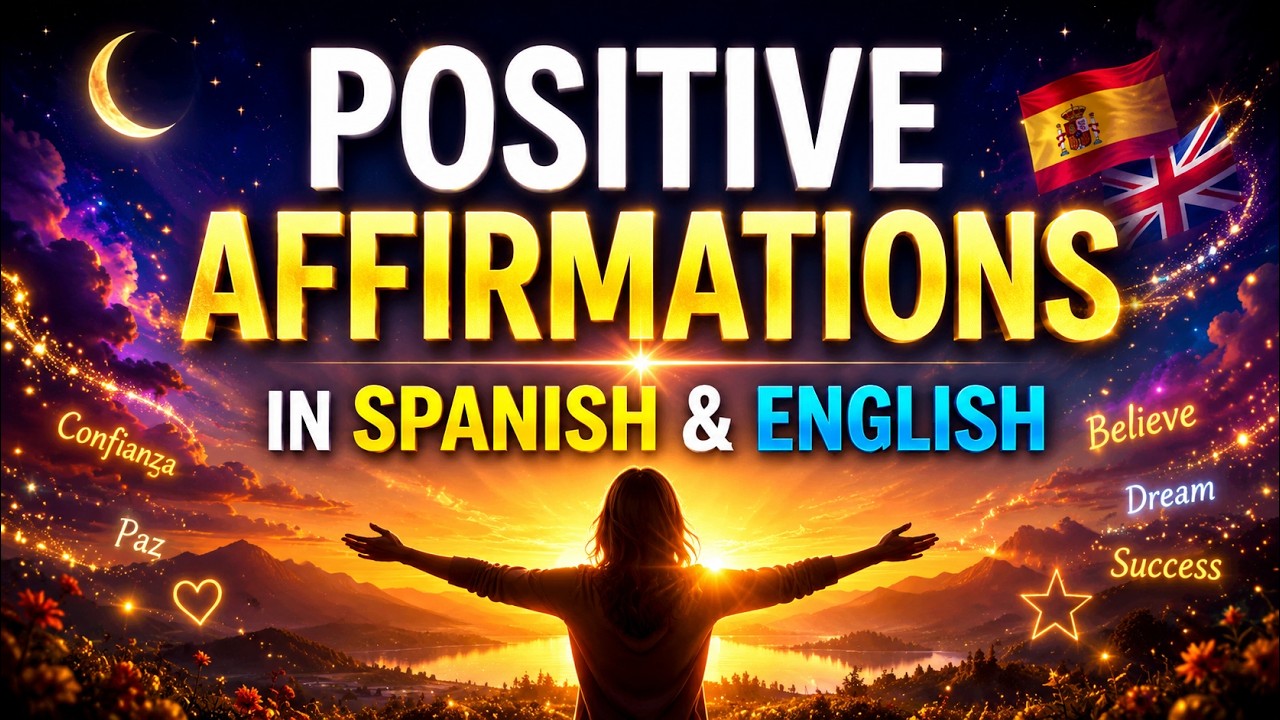 Positive Affirmations in Spanish & English | Bilingual Practice for Positivity & Language Learning