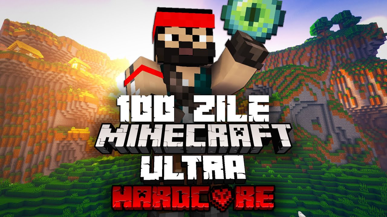 Am Supravietuit 100 de Zile pe Minecraft Ultra Hardcore!