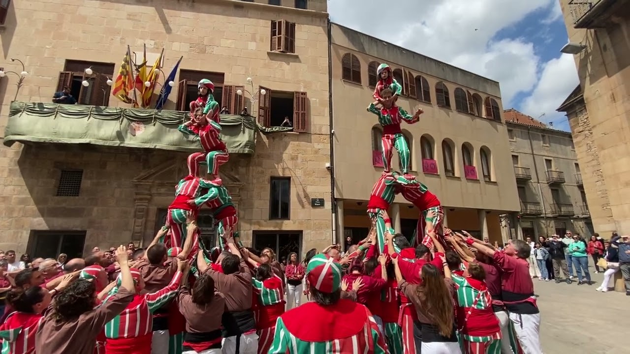 Remat i torreta simultanis desplegats - Festa Major de Maig - Tàrrega -10/05/2025