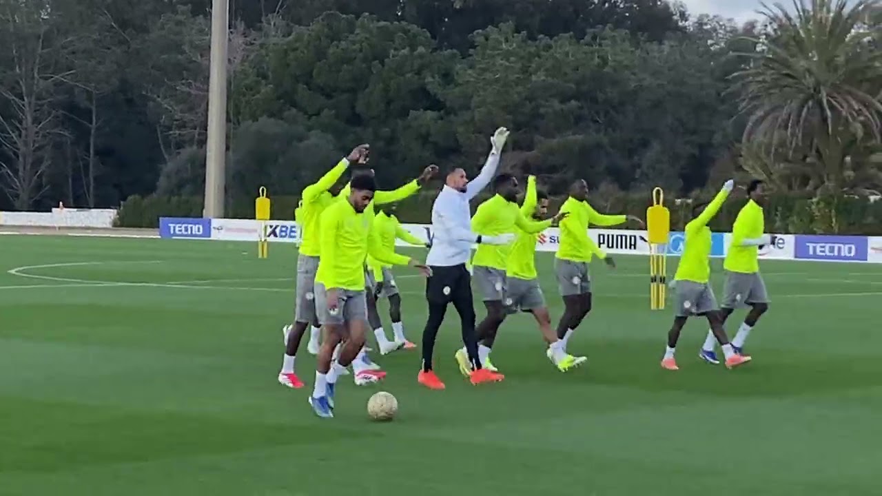 Can 2025: Entraînement des Lions à Rabat à la veille de la Finale 