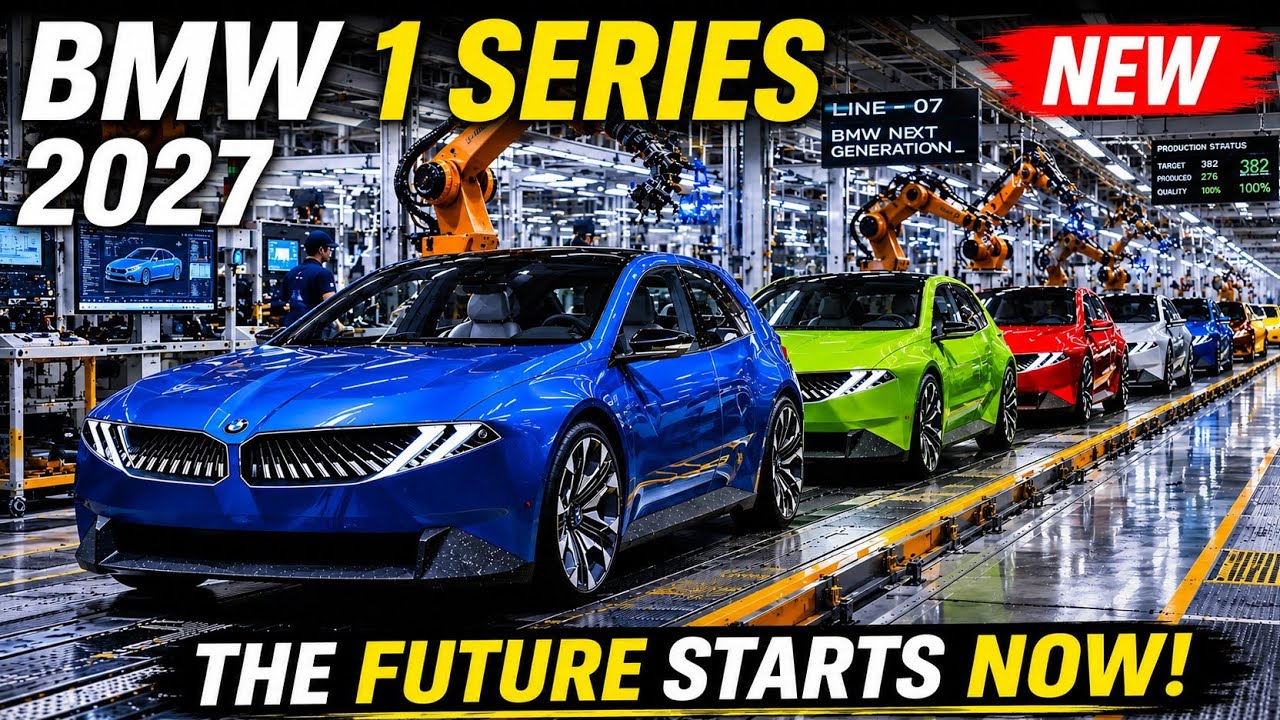 Первый взгляд на полностью обновленный BMW 1 серии 2027 года | BMW 1 серии 2027