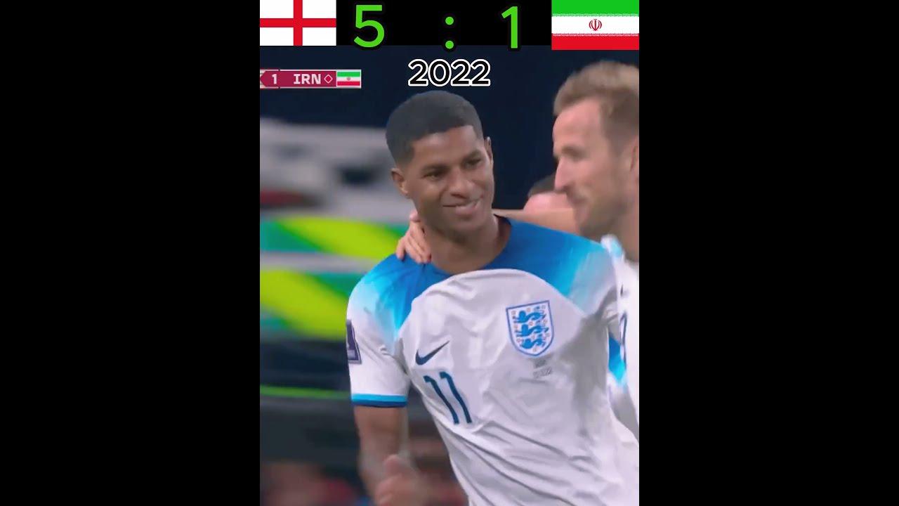 England 🏴 vs Iran 🇮🇷 | FIFA World Cup 2022 Group Stage Epic Match 🔥⚽ | Football Shorts