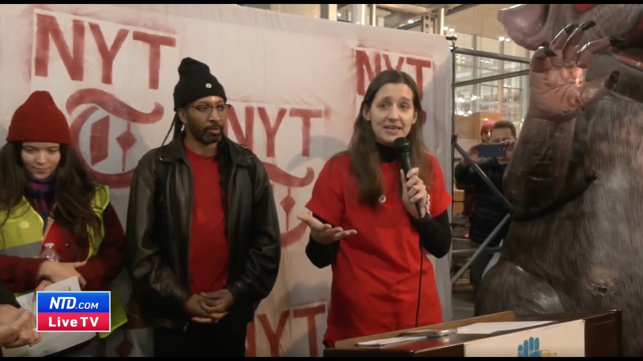 LIVE: New York Times Journalists, Other Workers Go on 24-Hour Strike