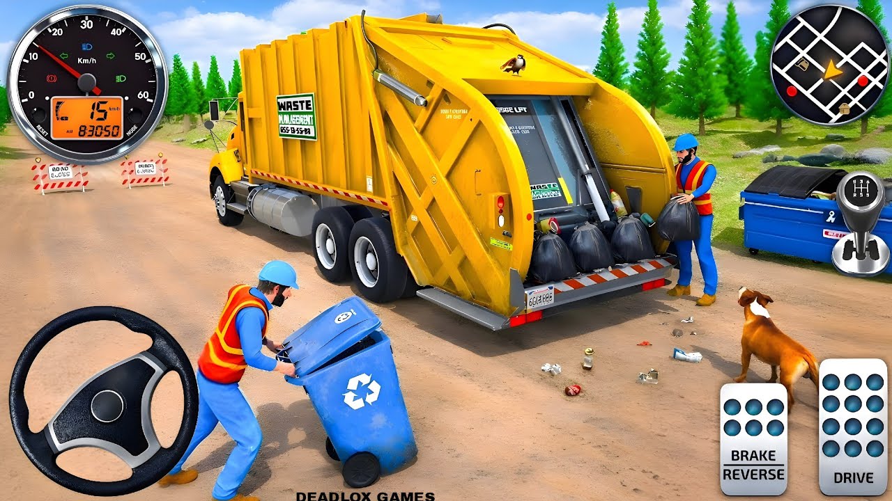 Realistic Garbage Truck Simulator - 2026 Graphics 🏆 (Android Gameplay)