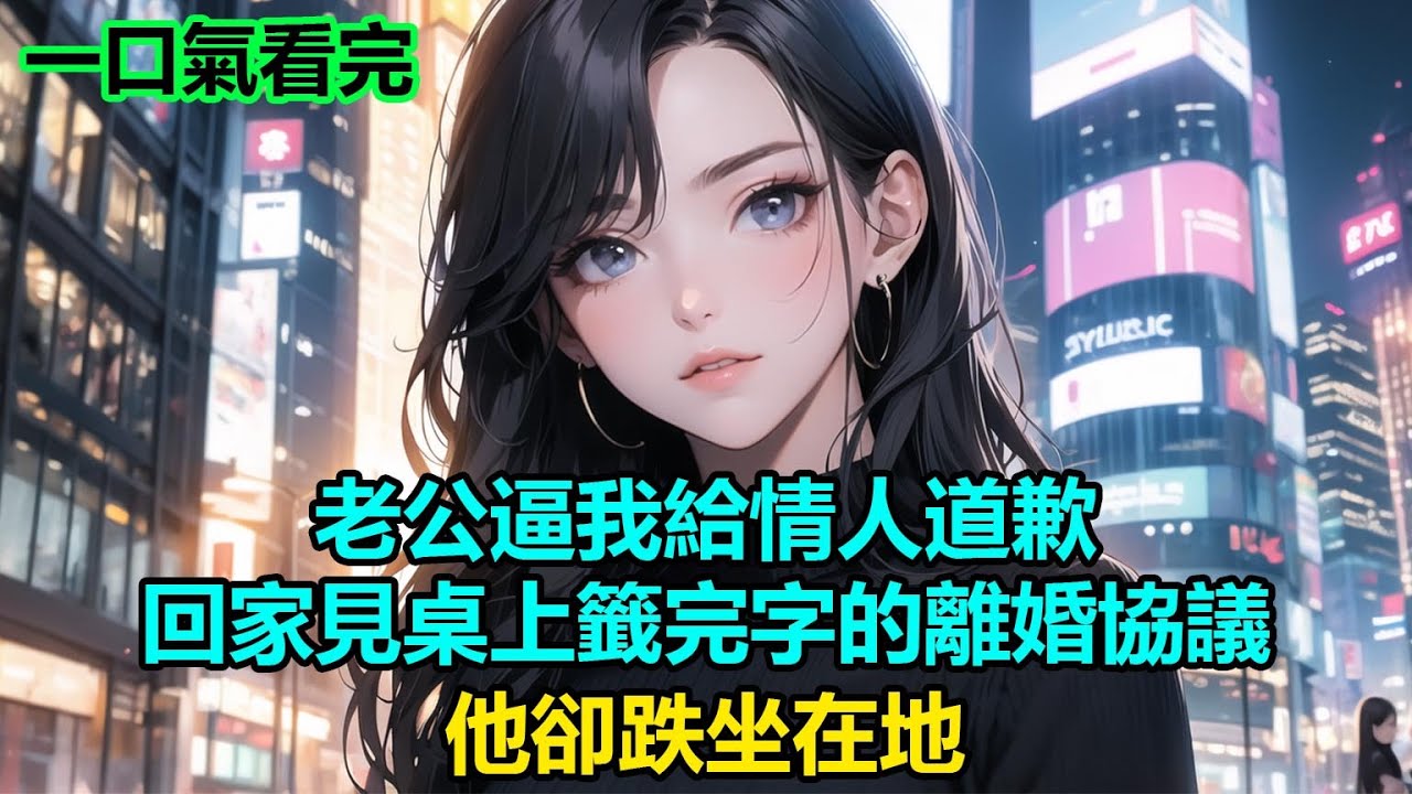 老公逼我給情人道歉，回家見桌上籤完字的離婚協議，他卻跌坐在地#情感故事 #言情 #小說 #爽文