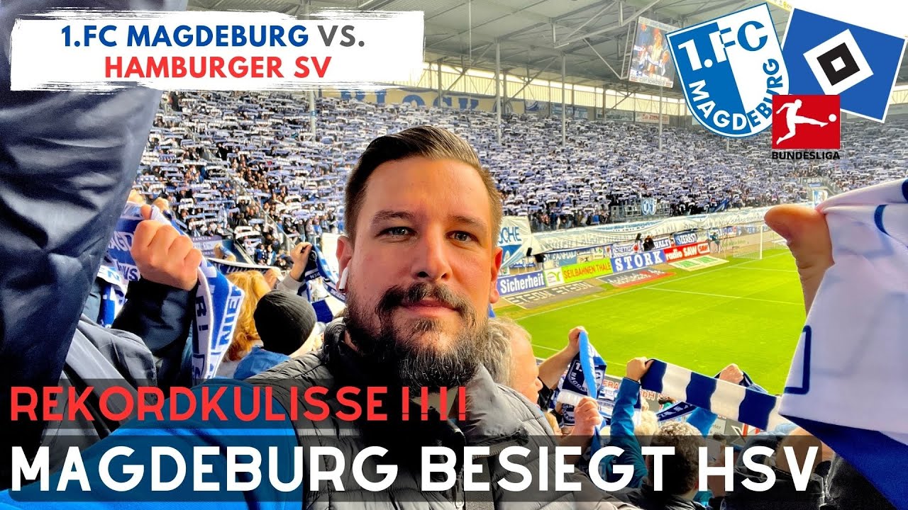 WOW!!! MAGDEBURG BESIEGT HSV VOR REKORDKULISSE!!! / 1. FC MAGDEBURG VS. HSV / FANPRIMUS STADIONVLOG