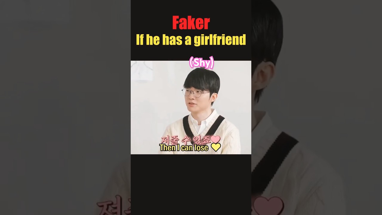 T1 Faker m&oacute;wi, że chętnie przegrałby ze swoją dziewczyną ❤️