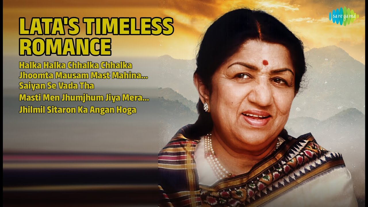 लता जी के रोमांटिक गाने | Lata Mangeshkar Songs | Halka Halka Chhalka Chhalka