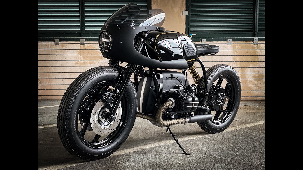 1987 BMW R100 CAFE RACER GETS DEMOED