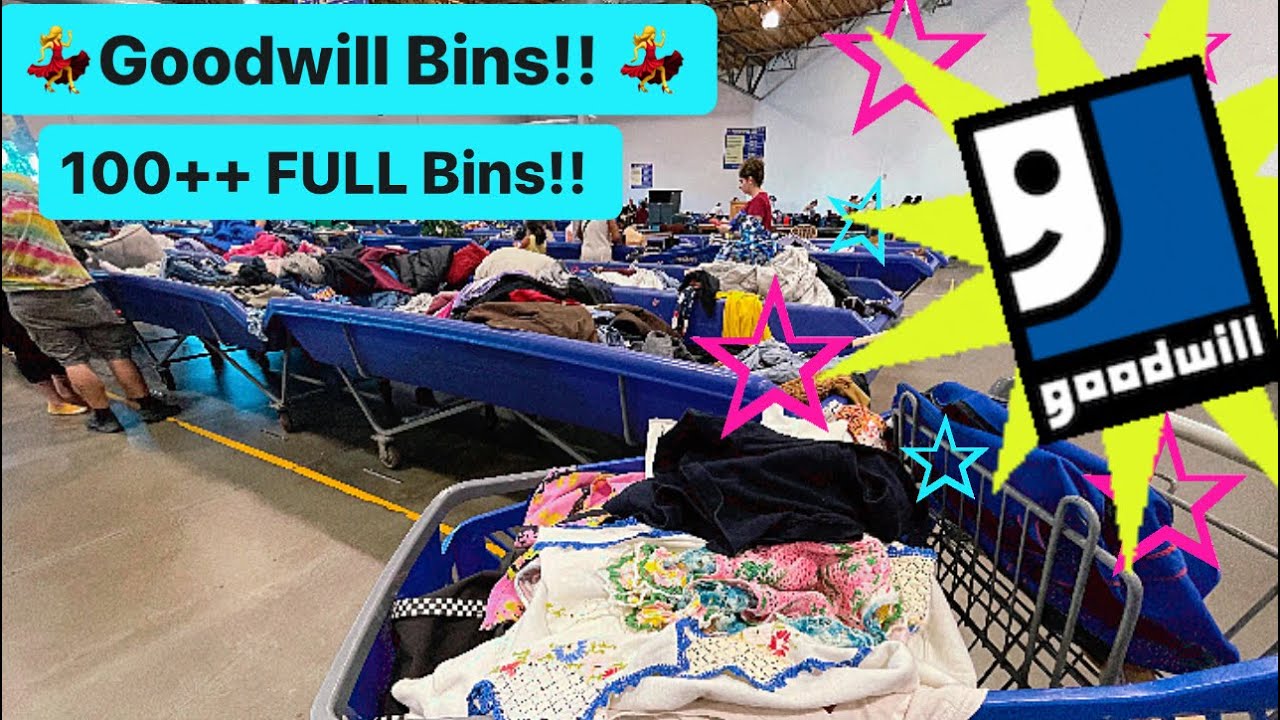 Let’s GO To Goodwill Bins! The Bins Are Full Today! Going Thru 100++ Bins! Thrift With Me!