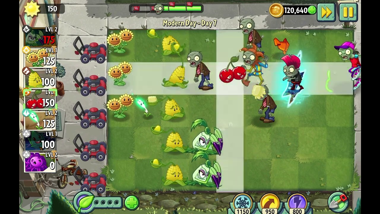 Plants Vs Zombies 2 - Modern Day- Day 7