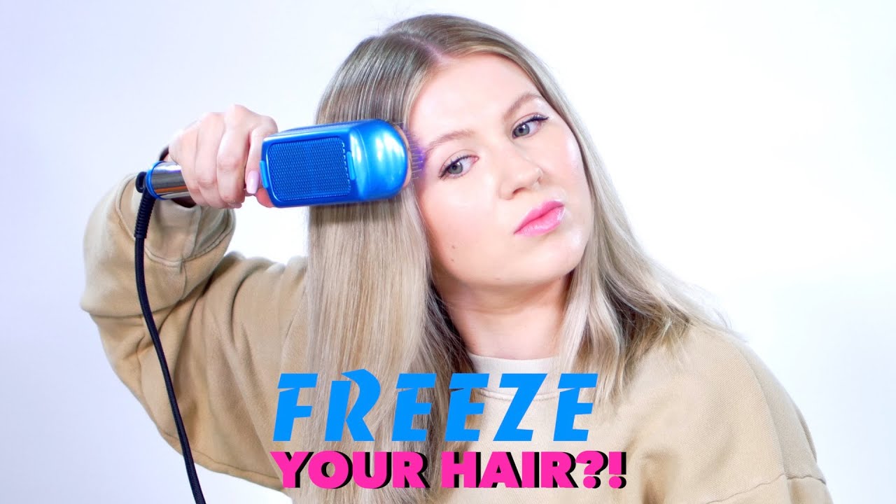 FREEZE YOUR HAIR?! Cryotherapy Hair Brush...