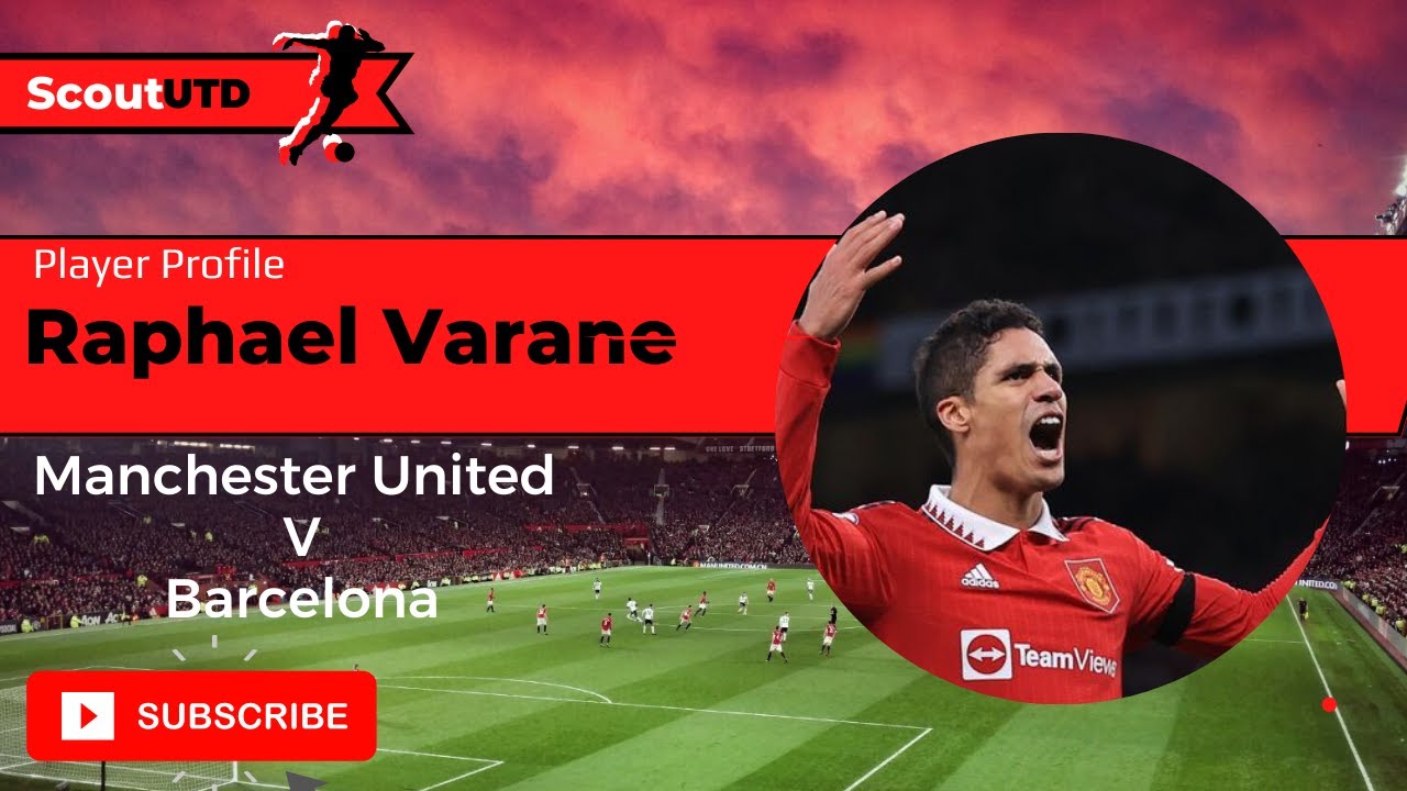 Raphael Varane Manchester United v Barcelona Defence Masterclass Skills