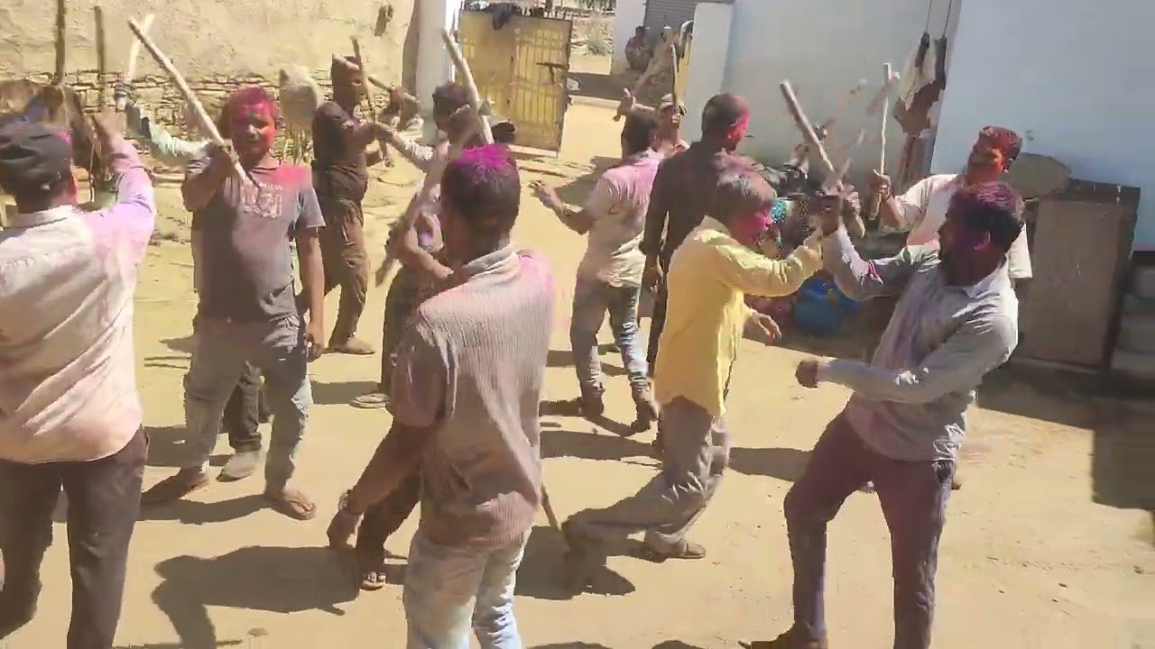 होली , डंडा नाच