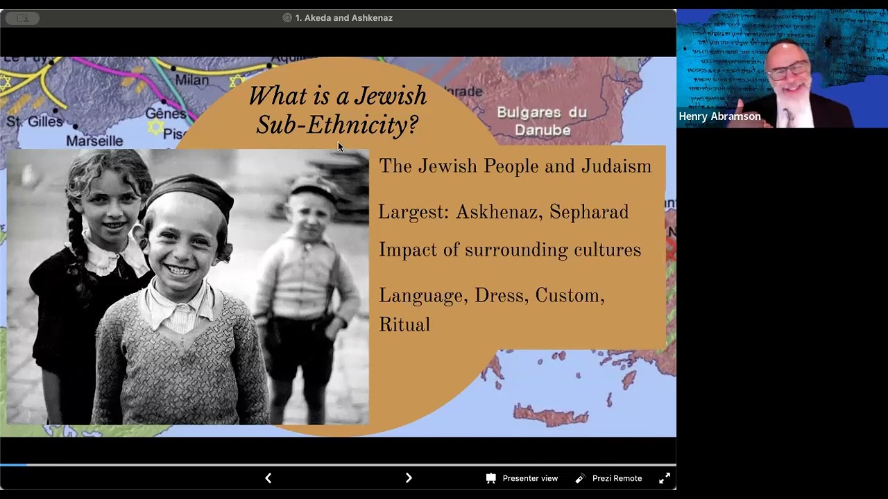 Dr. Henry Abramson: Between Ashkenaz & Sepharad, the Shaping of the Jewish Mind
