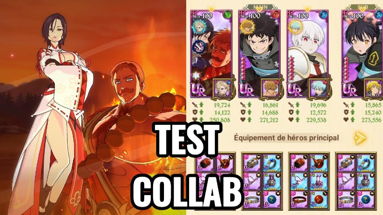 Test Team Collab Fire Force !