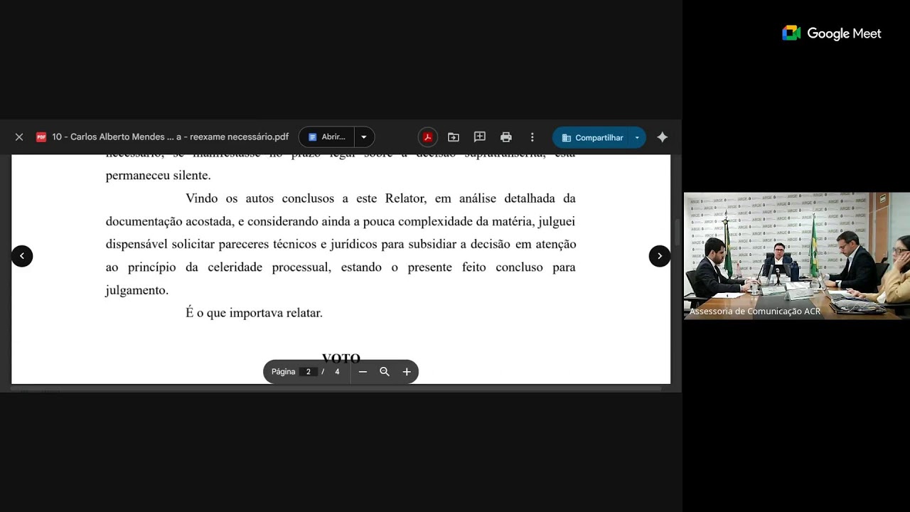 25ª Reunião Ordinária do Conselho Diretor da Arce em 2025