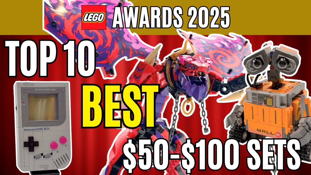 Top 10 LEGO Sets Between $50-$100: 2025 LEGO Awards