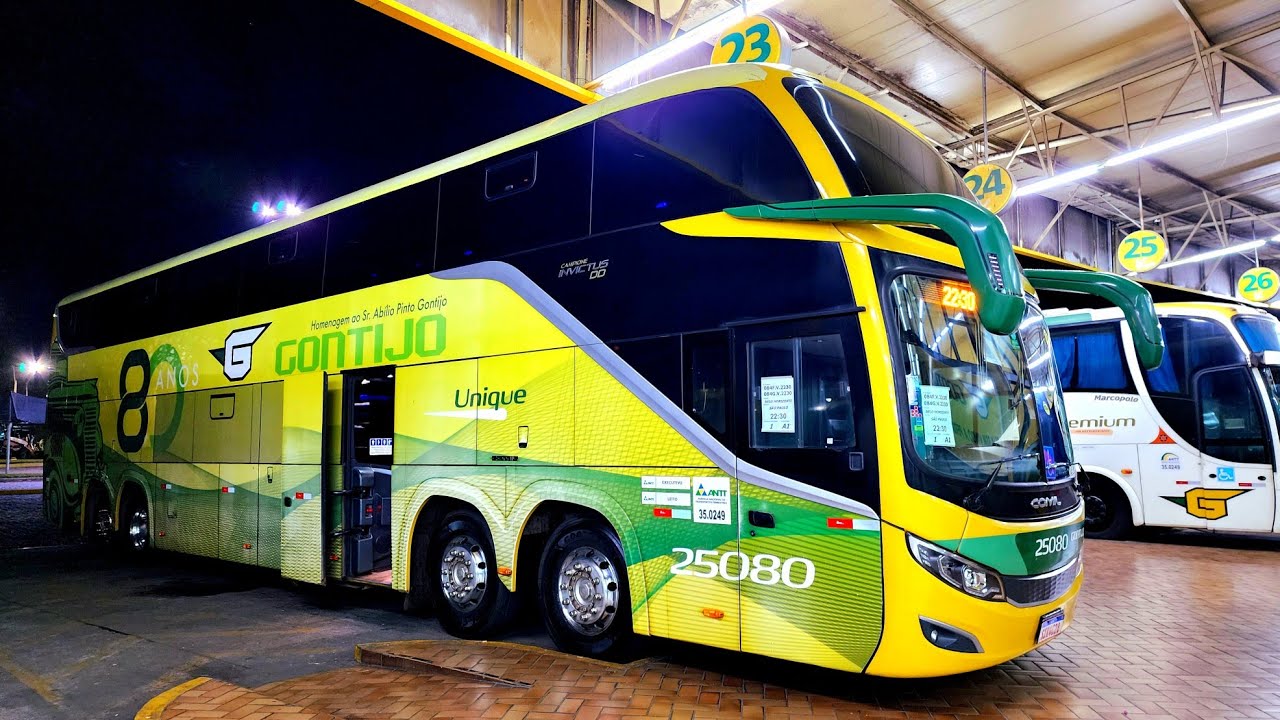 Viajei no ÔNIBUS MAIS LINDO DA GONTIJO.
