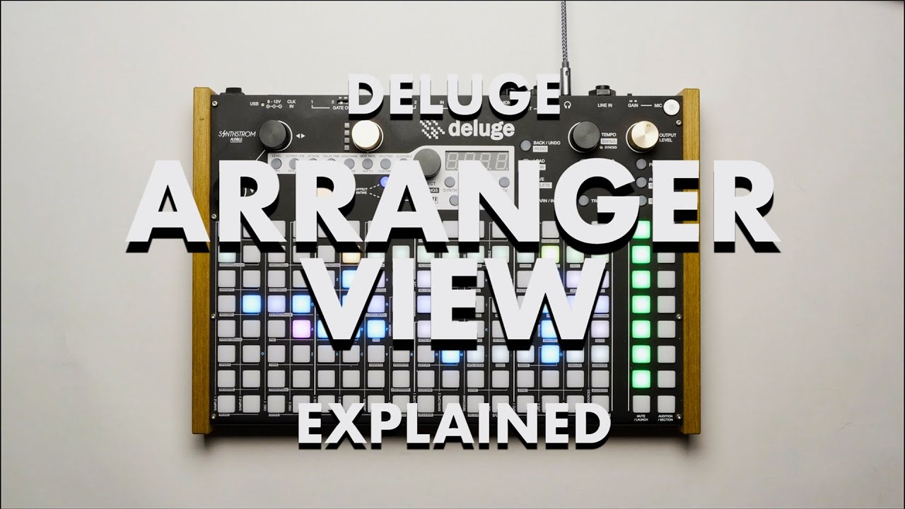 Deluge Arranger View Explained