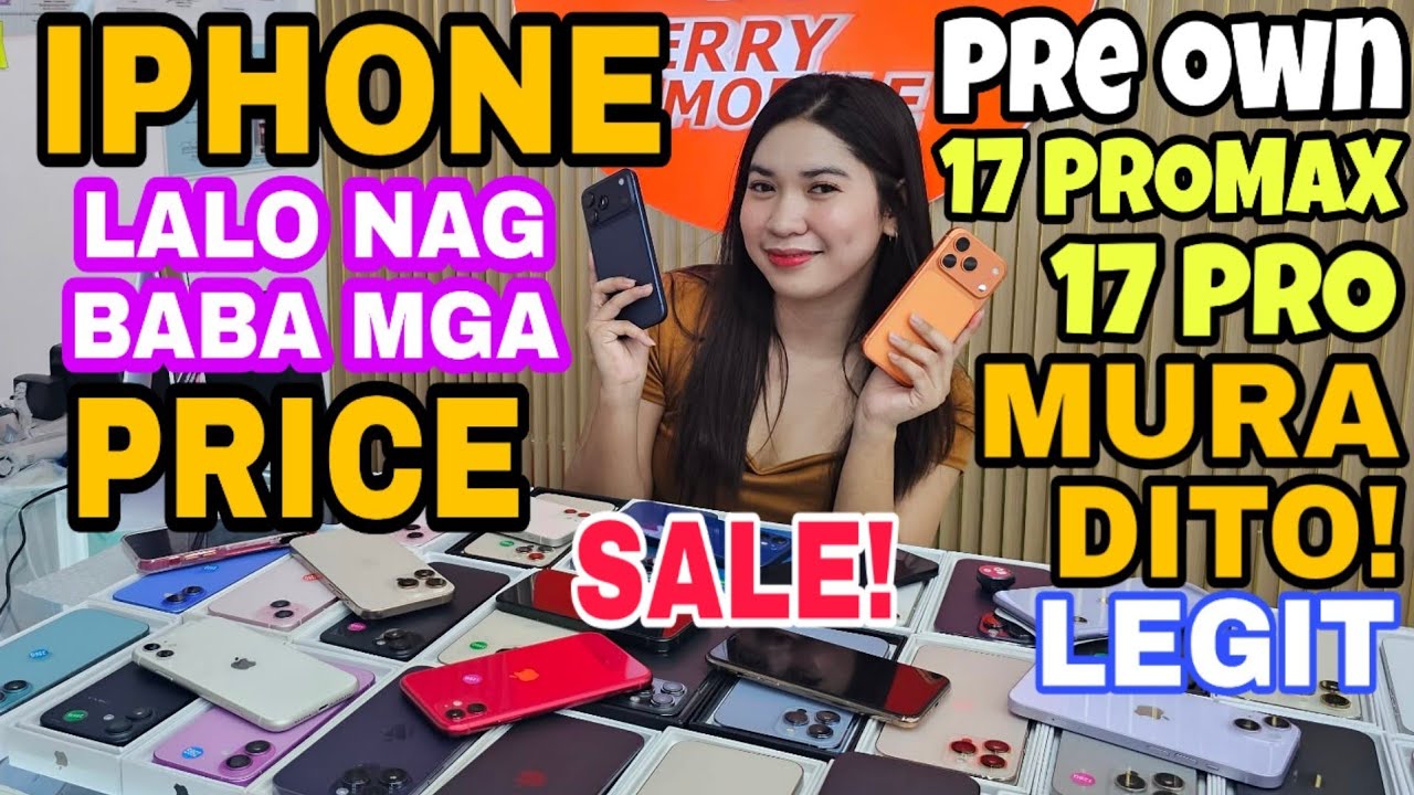 IPHONE nag BABA ULIT mga PRICE sa Permanent Store! DAYUHIN agad sa Jerry Mobile Vmall Greenhills