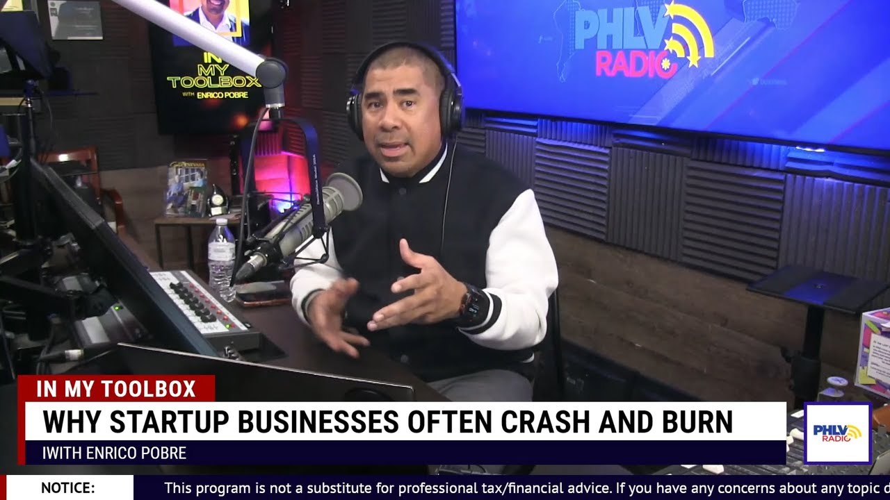 [2026 Season Premiere: #InMyToolbox with Enrico] Why Startup Businesses Often Crash and Burn