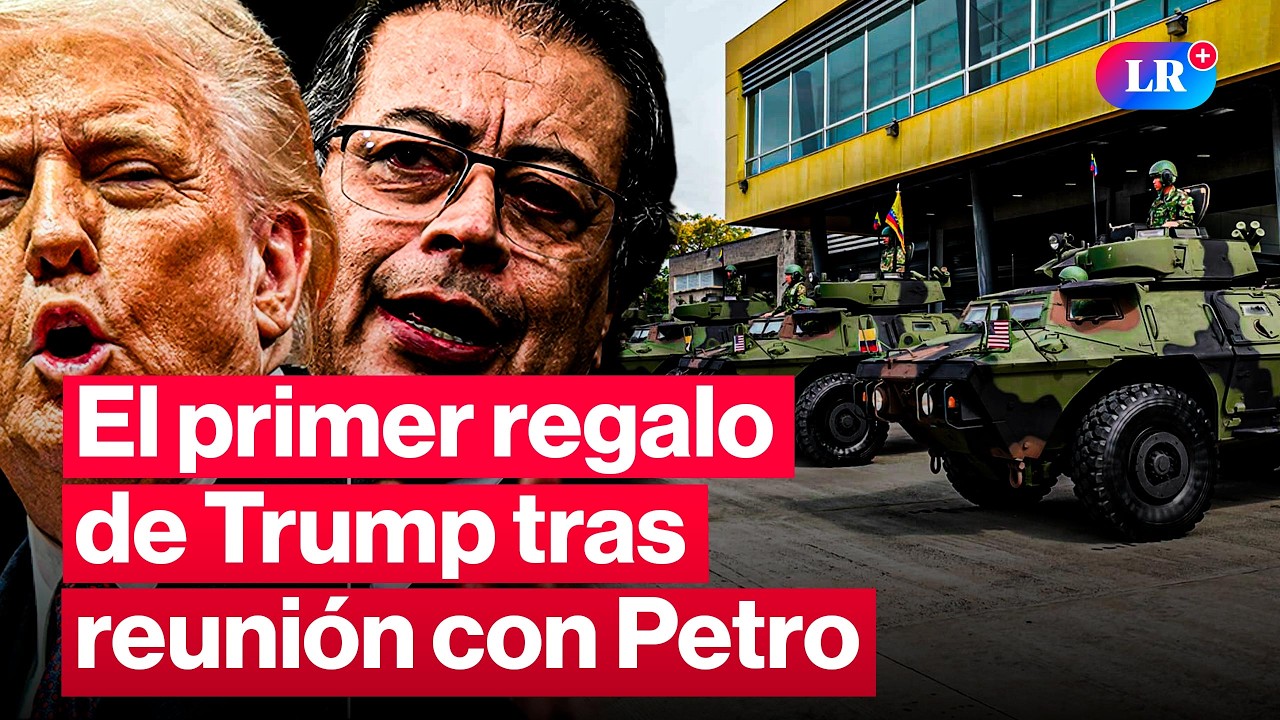 &iexcl;TRUMP coopera con PETRO! Le env&iacute;a veh&iacute;culos blindados a Colombia | #LR
