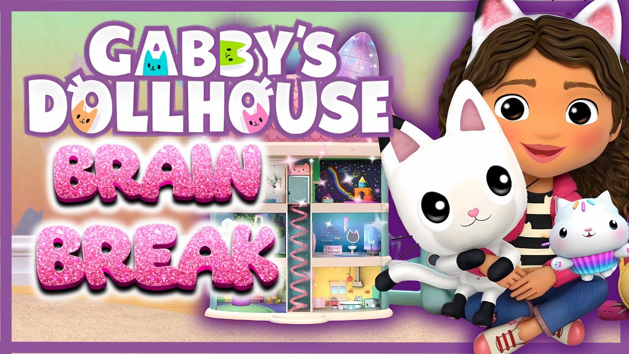 ✨ The MOST Fun Gabby’s Dollhouse Brain Break Ever! 🧘‍♀️🎾🐱Yoga, Games & more with Mister Alonso 🎉🐱